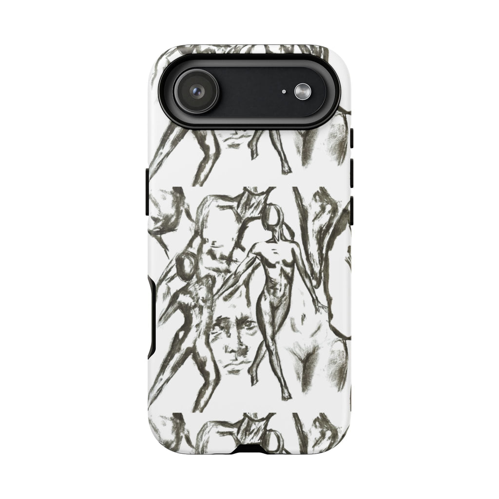 "The Figures" Artistic Figure Pattern Phone Case