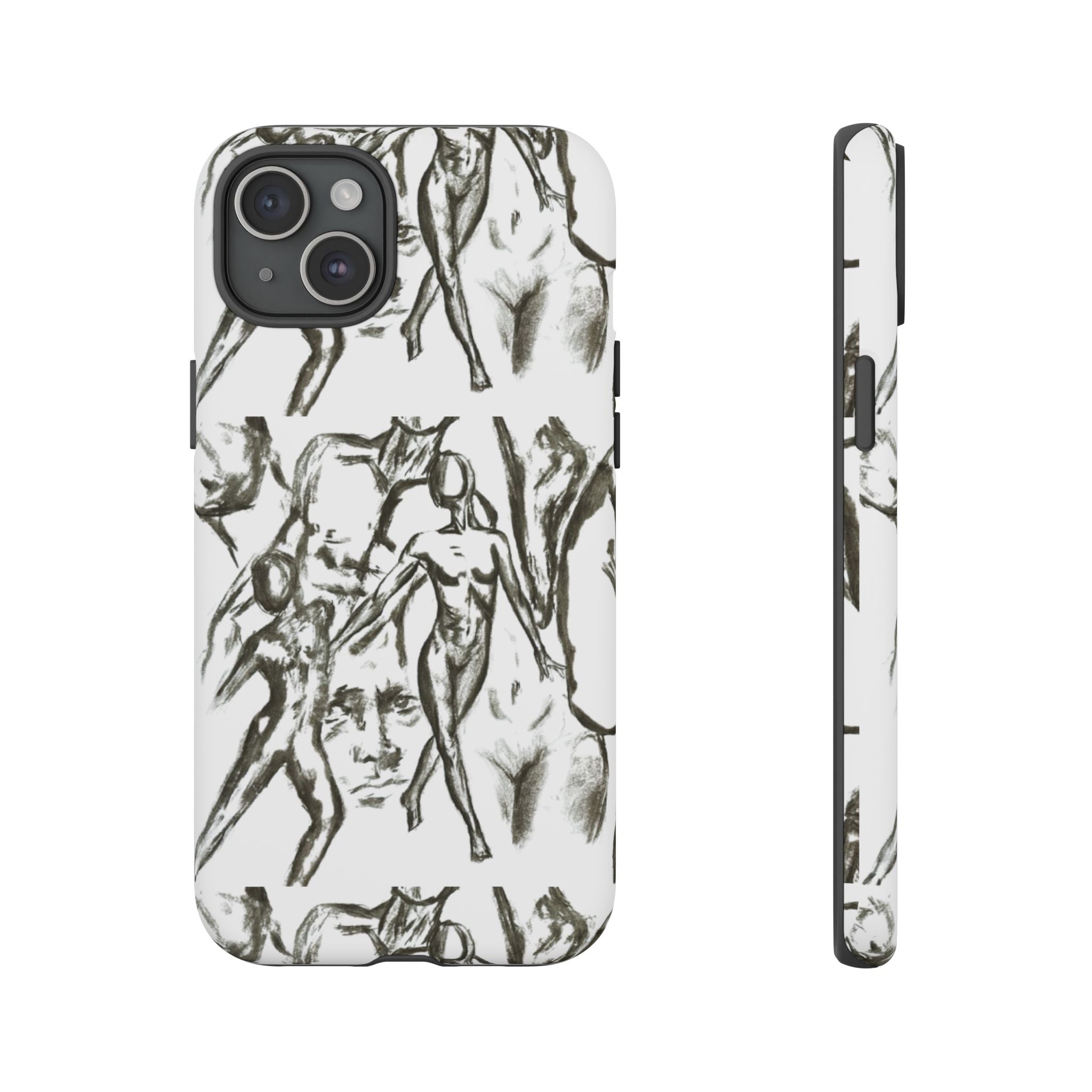 "The Figures" Artistic Figure Pattern Phone Case