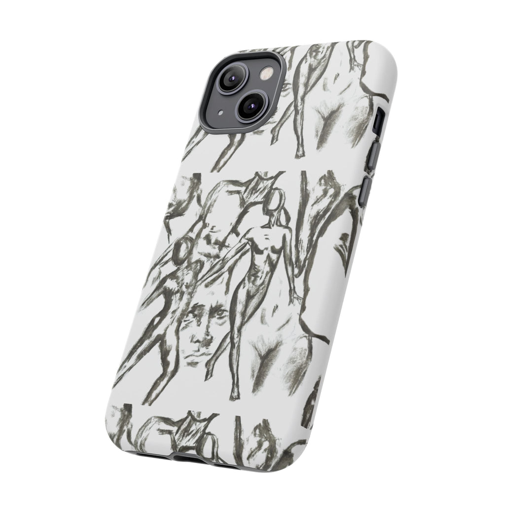"The Figures" Artistic Figure Pattern Phone Case