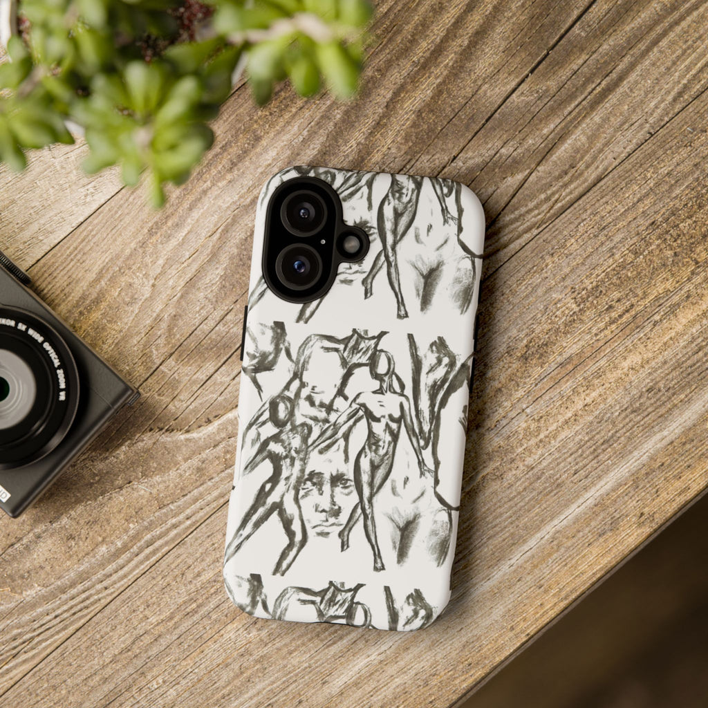 "The Figures" Artistic Figure Pattern Phone Case