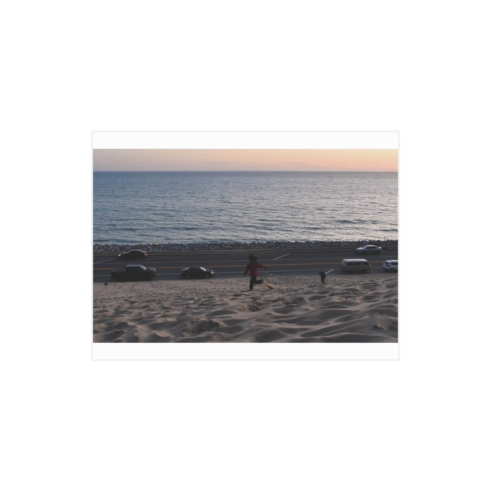 "Running Dunes" Malibu Sunset Beach Photo Print