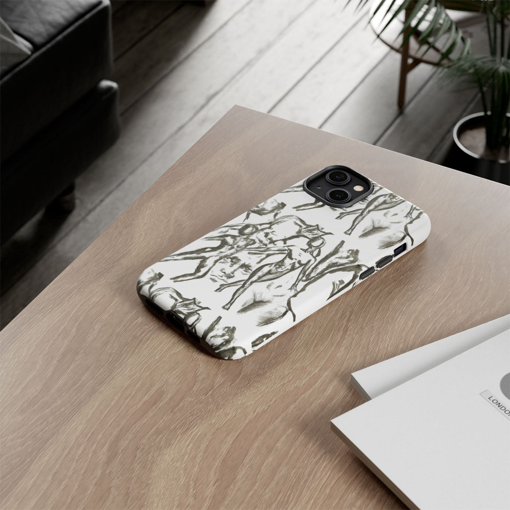 "The Figures" Artistic Figure Pattern Phone Case