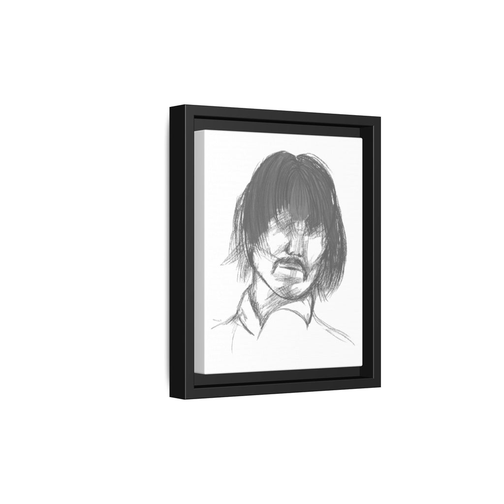 "The Man" Framed Matte Canvas Portrait