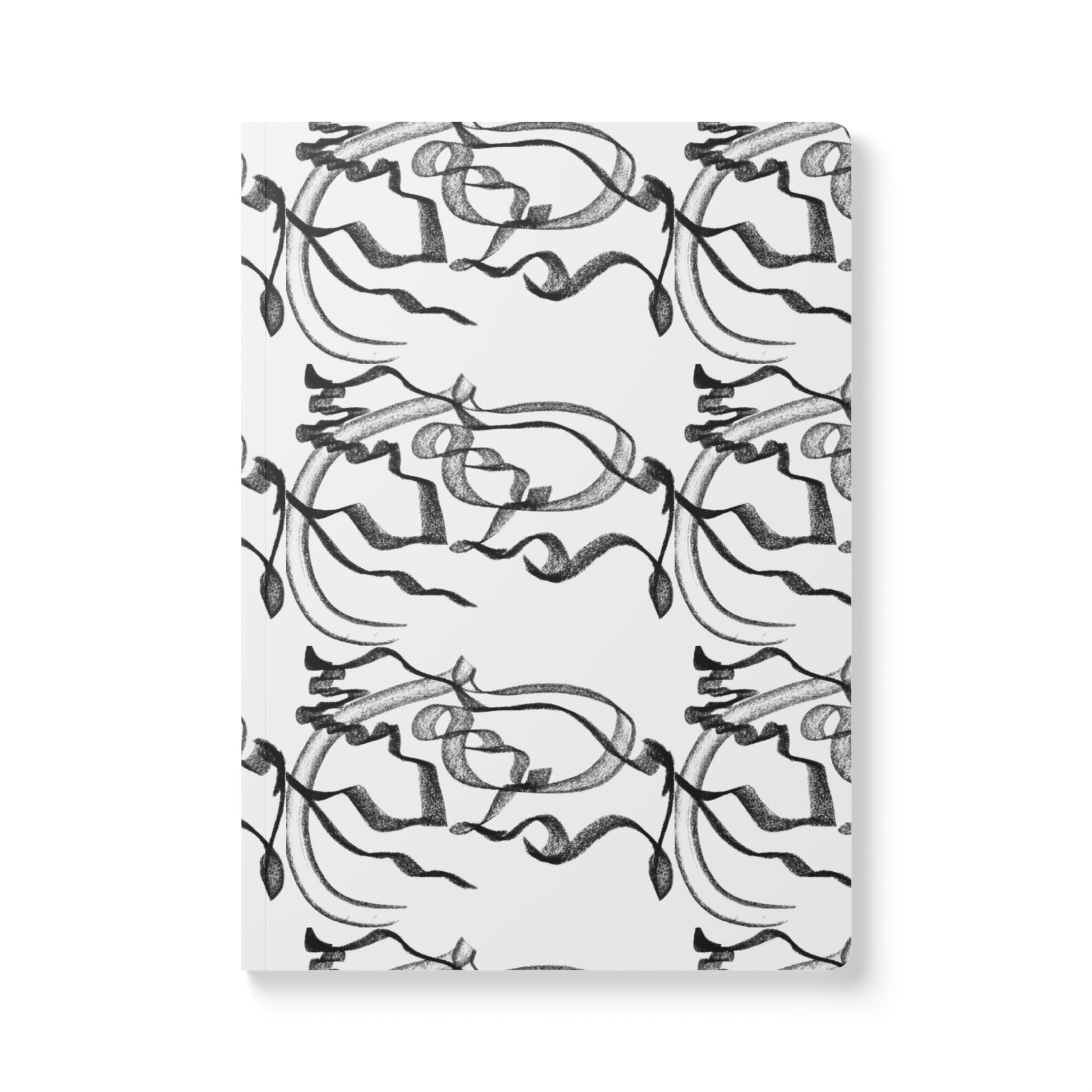 "Brushstroke" Softcover Drawing Journal and Sketchbook