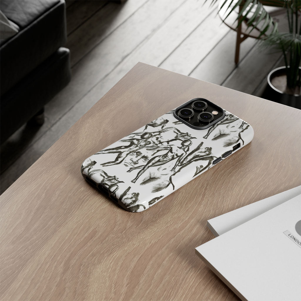 "The Figures" Artistic Figure Pattern Phone Case
