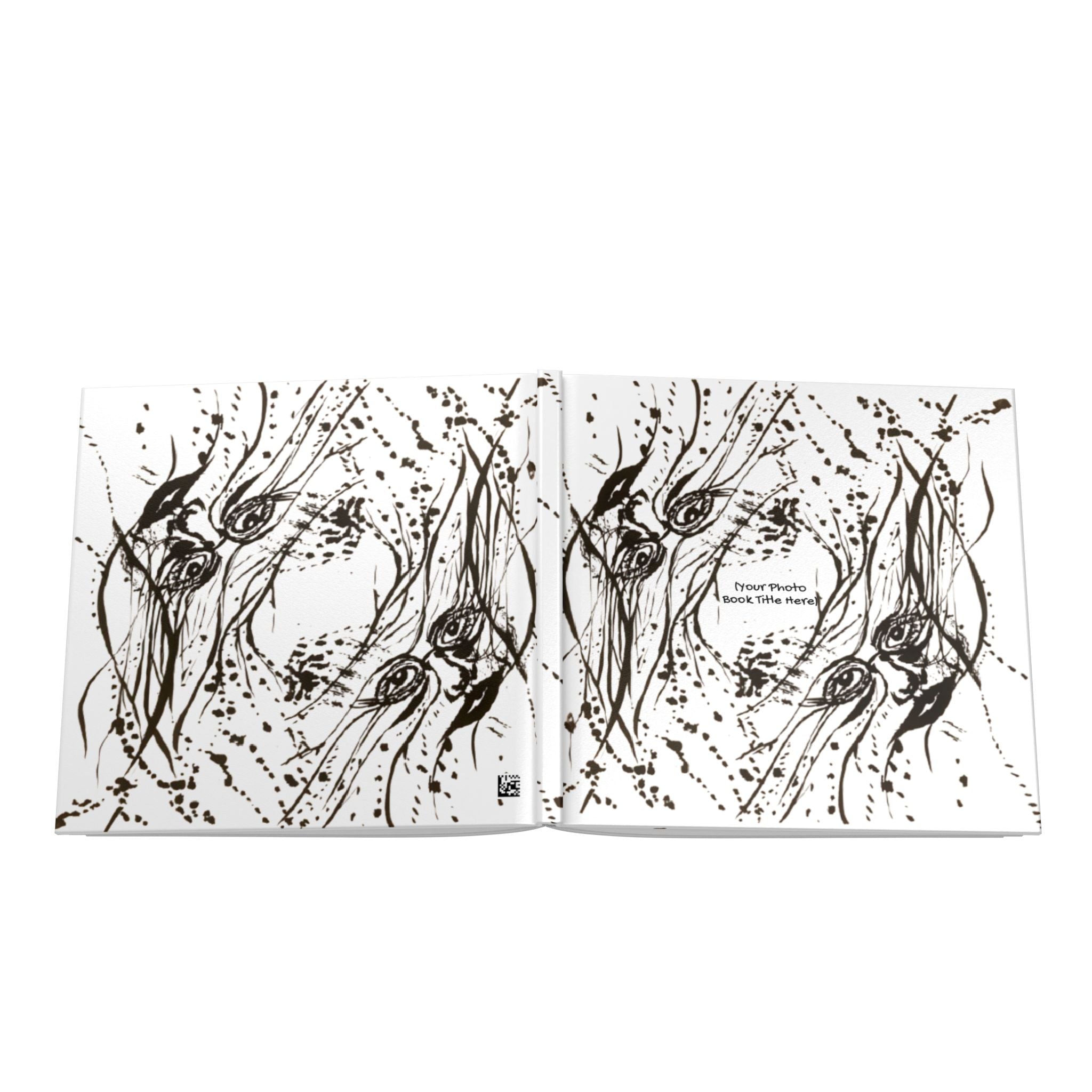 "Twin Faces" Hardcover Customizable Photo Book