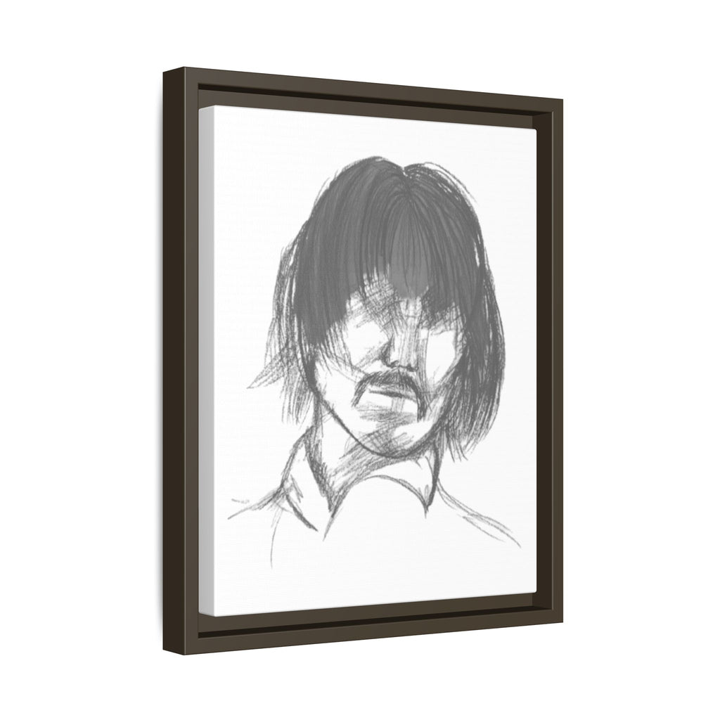 "The Man" Framed Matte Canvas Portrait
