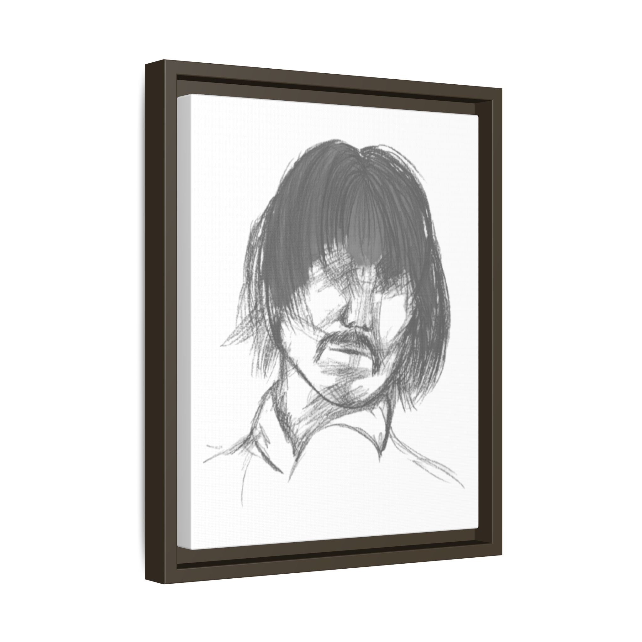 "The Man" Framed Matte Canvas Portrait