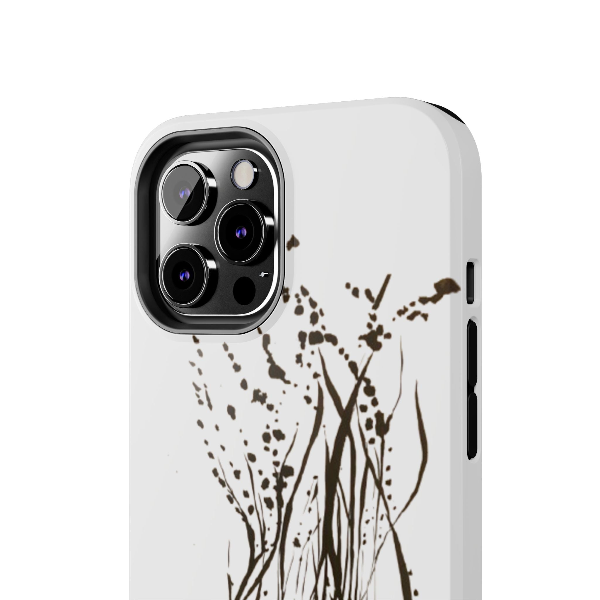"Ink Face" Tough Phone Case — Abstract Ink Sketch Protective Cover