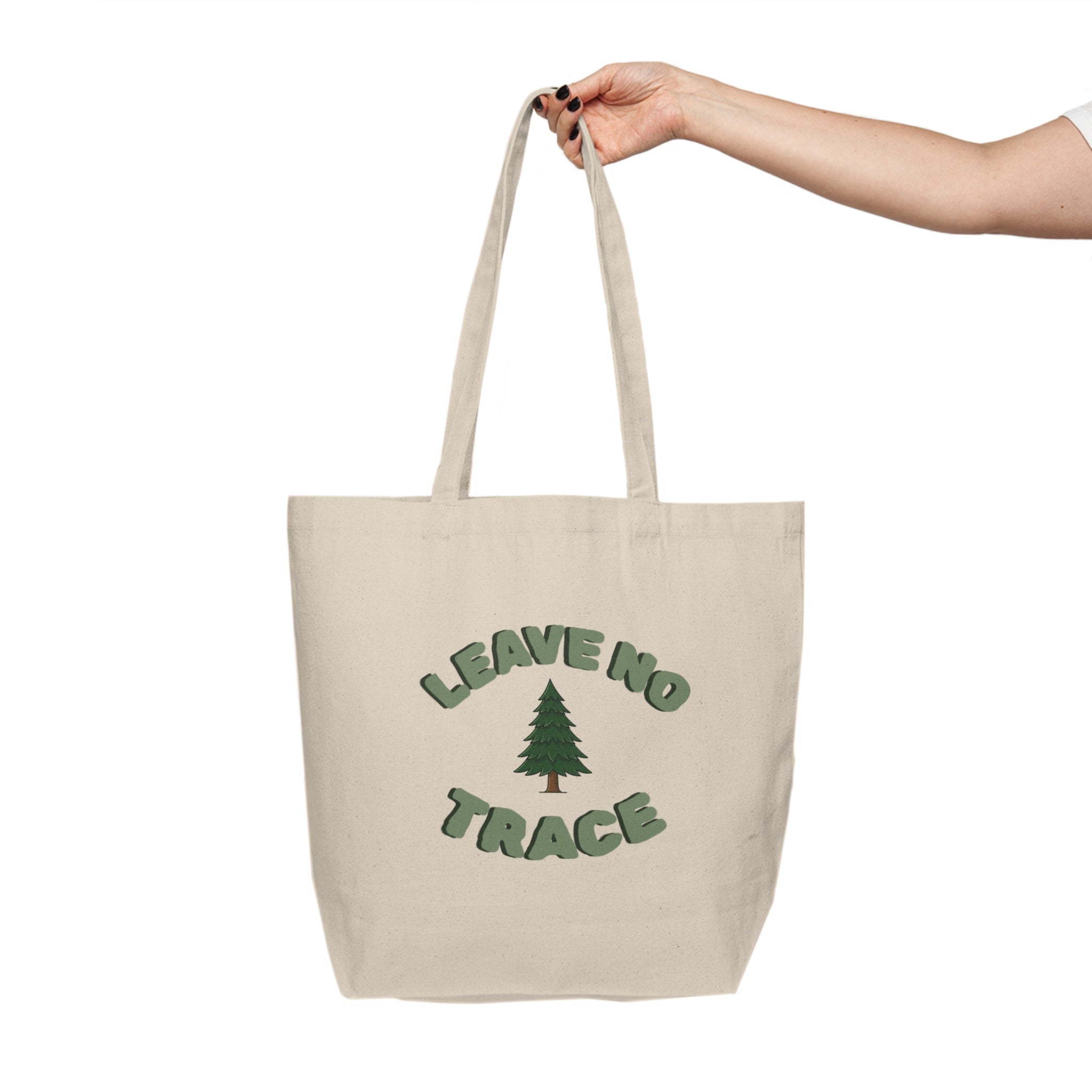 "Leave No Trace" Eco-Friendly Canvas Tote