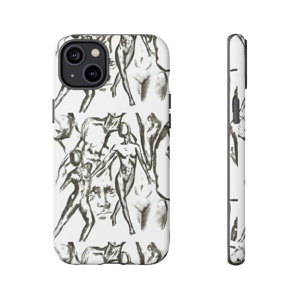 "The Figures" Artistic Figure Pattern Phone Case