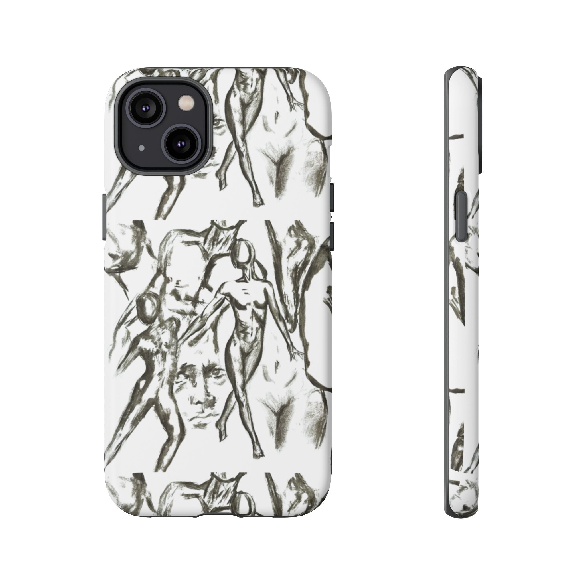 "The Figures" Artistic Figure Pattern Phone Case