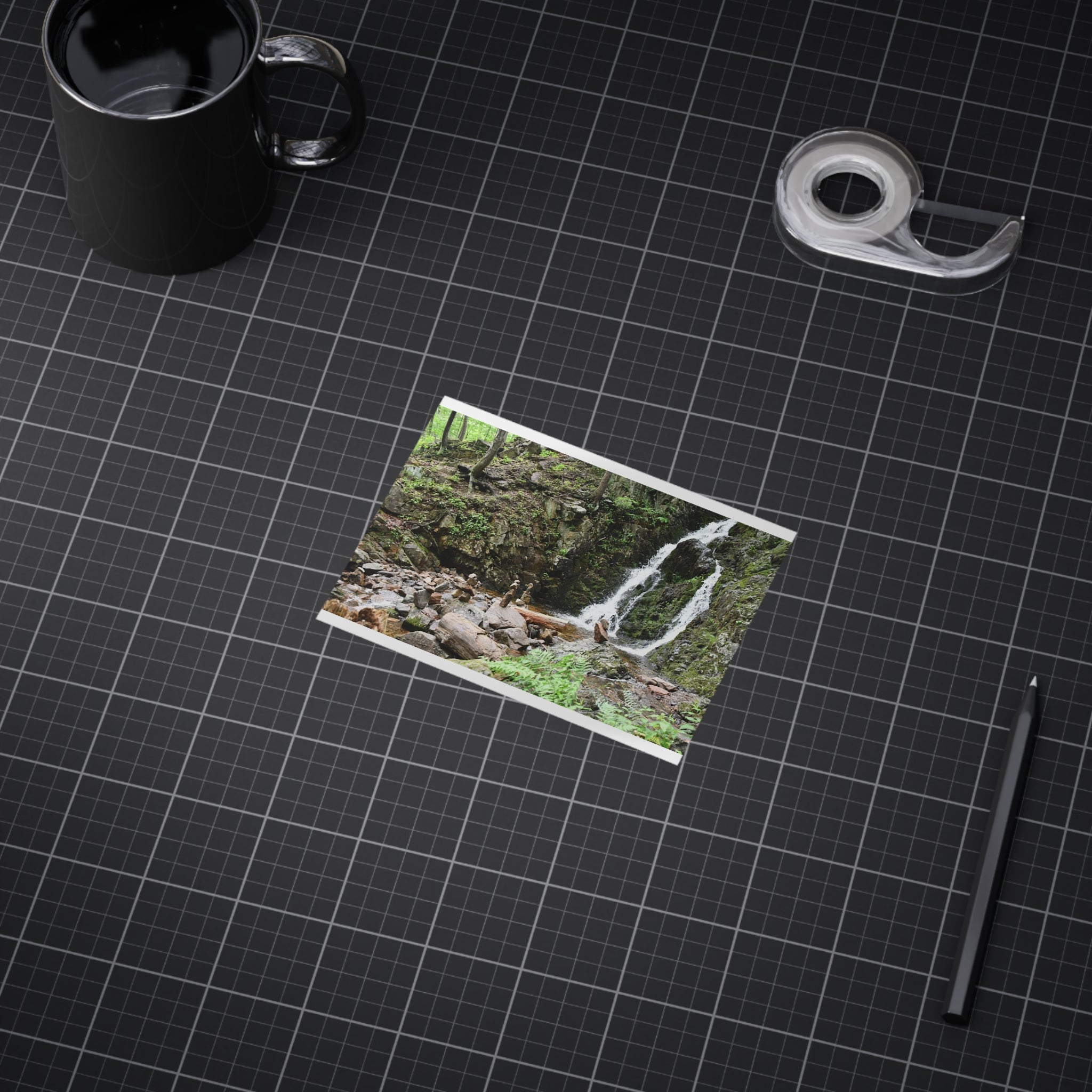 "Waterfall Cairn" Print