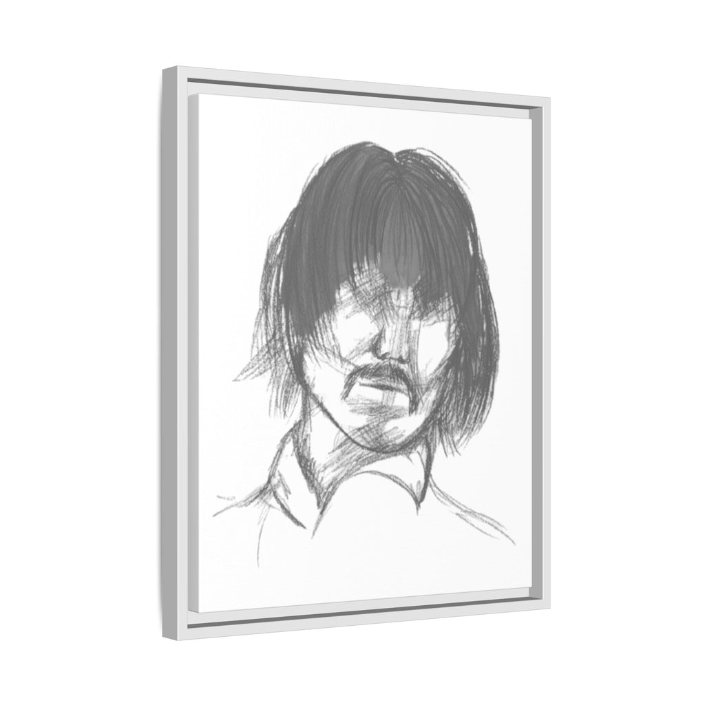 "The Man" Framed Matte Canvas Portrait