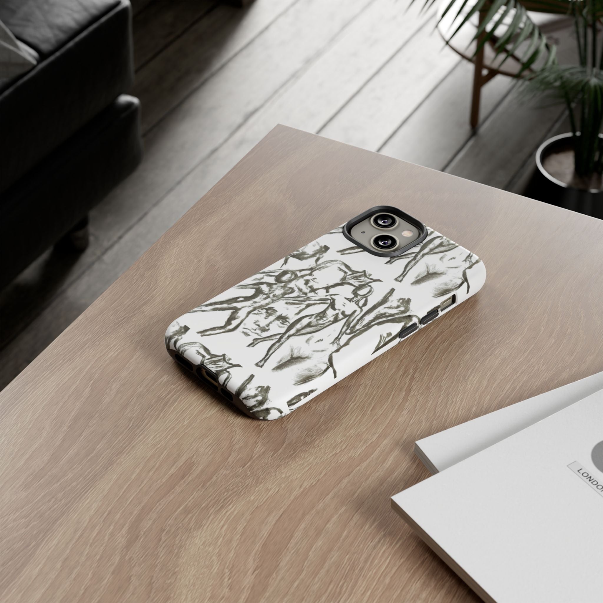 "The Figures" Artistic Figure Pattern Phone Case