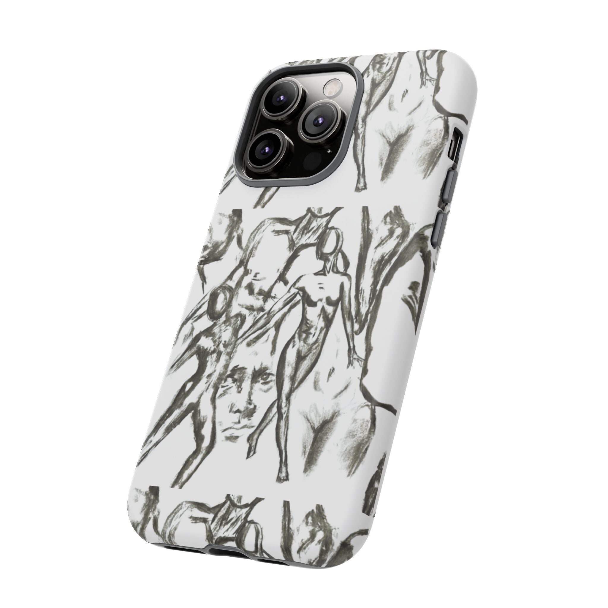 "The Figures" Artistic Figure Pattern Phone Case