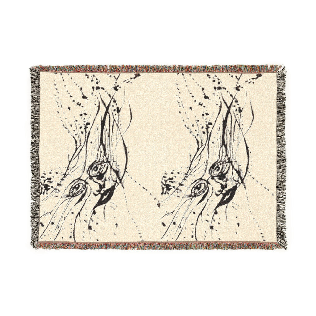 "Twin Faces" Woven Blanket