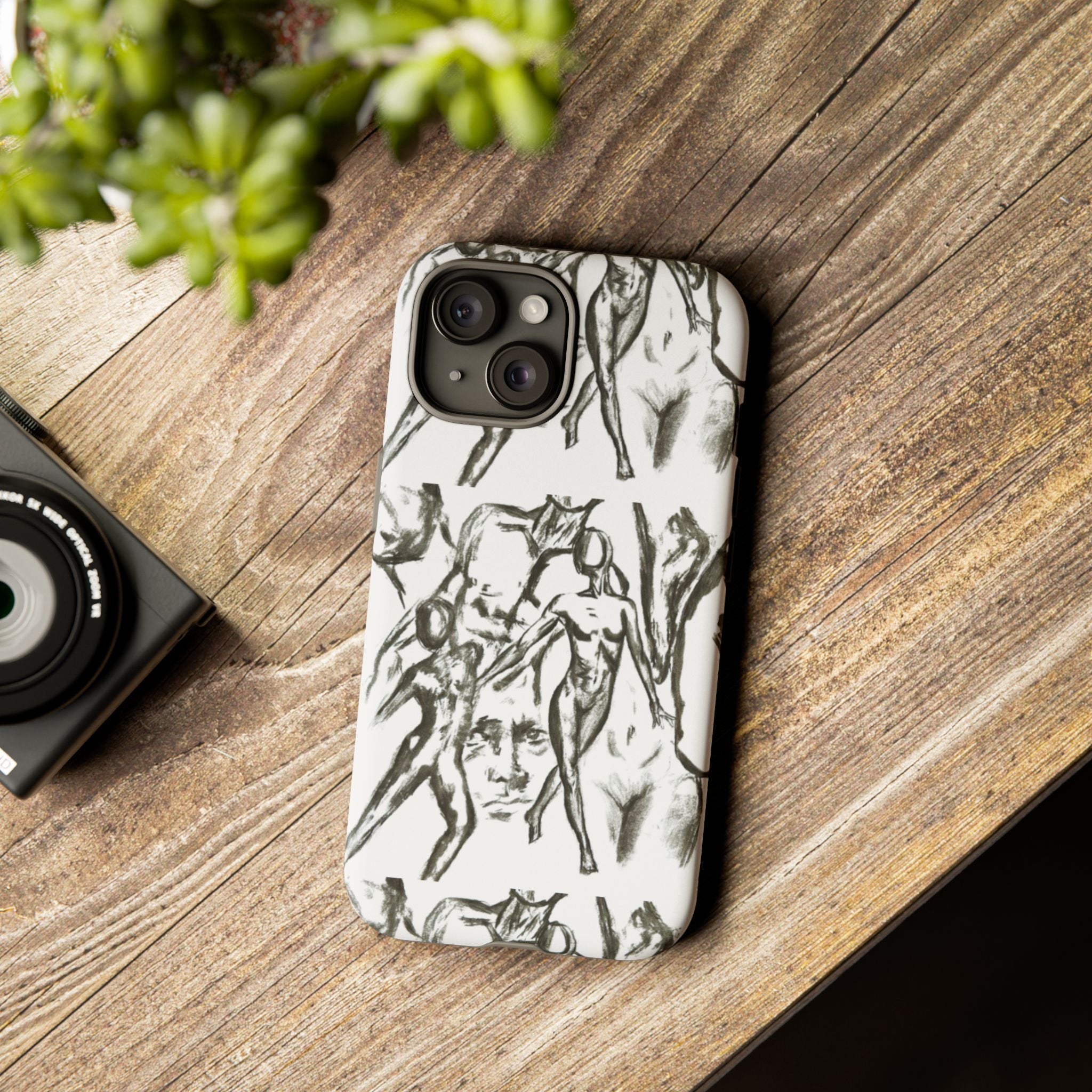 "The Figures" Artistic Figure Pattern Phone Case