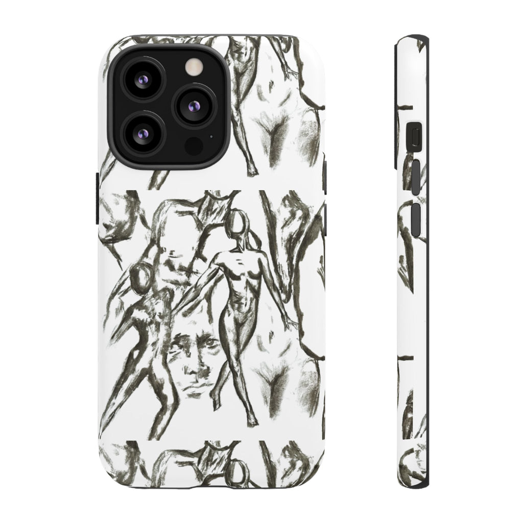 "The Figures" Artistic Figure Pattern Phone Case