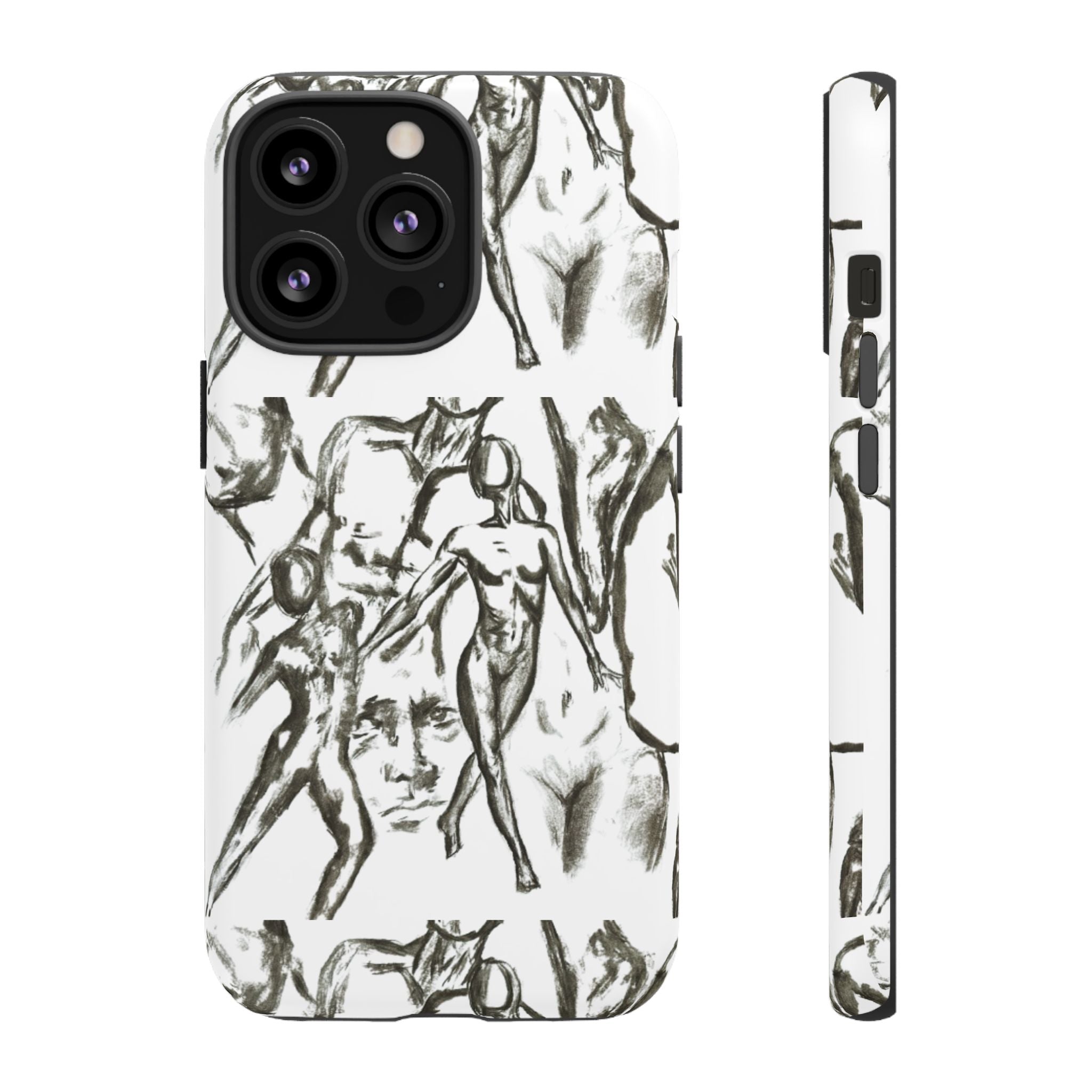 "The Figures" Artistic Figure Pattern Phone Case