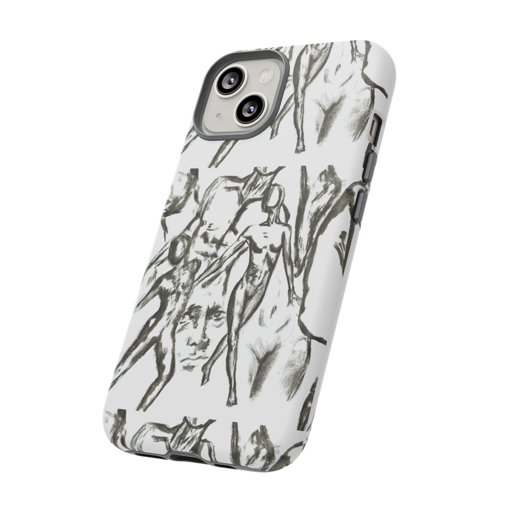 "The Figures" Artistic Figure Pattern Phone Case