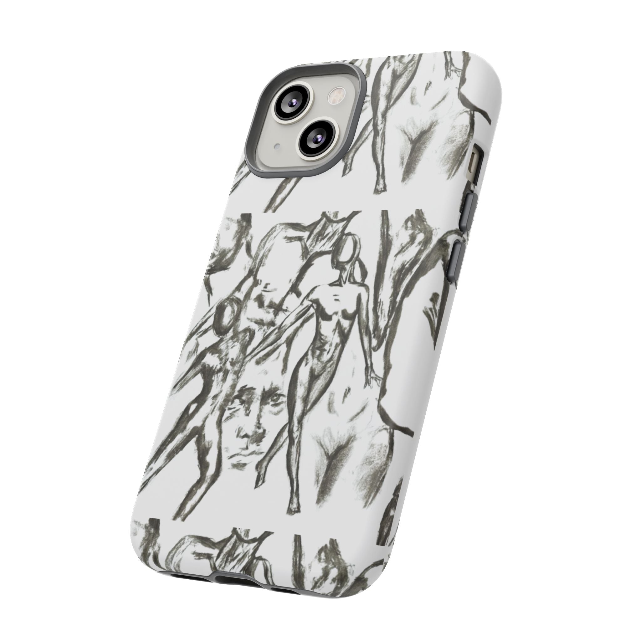 "The Figures" Artistic Figure Pattern Phone Case