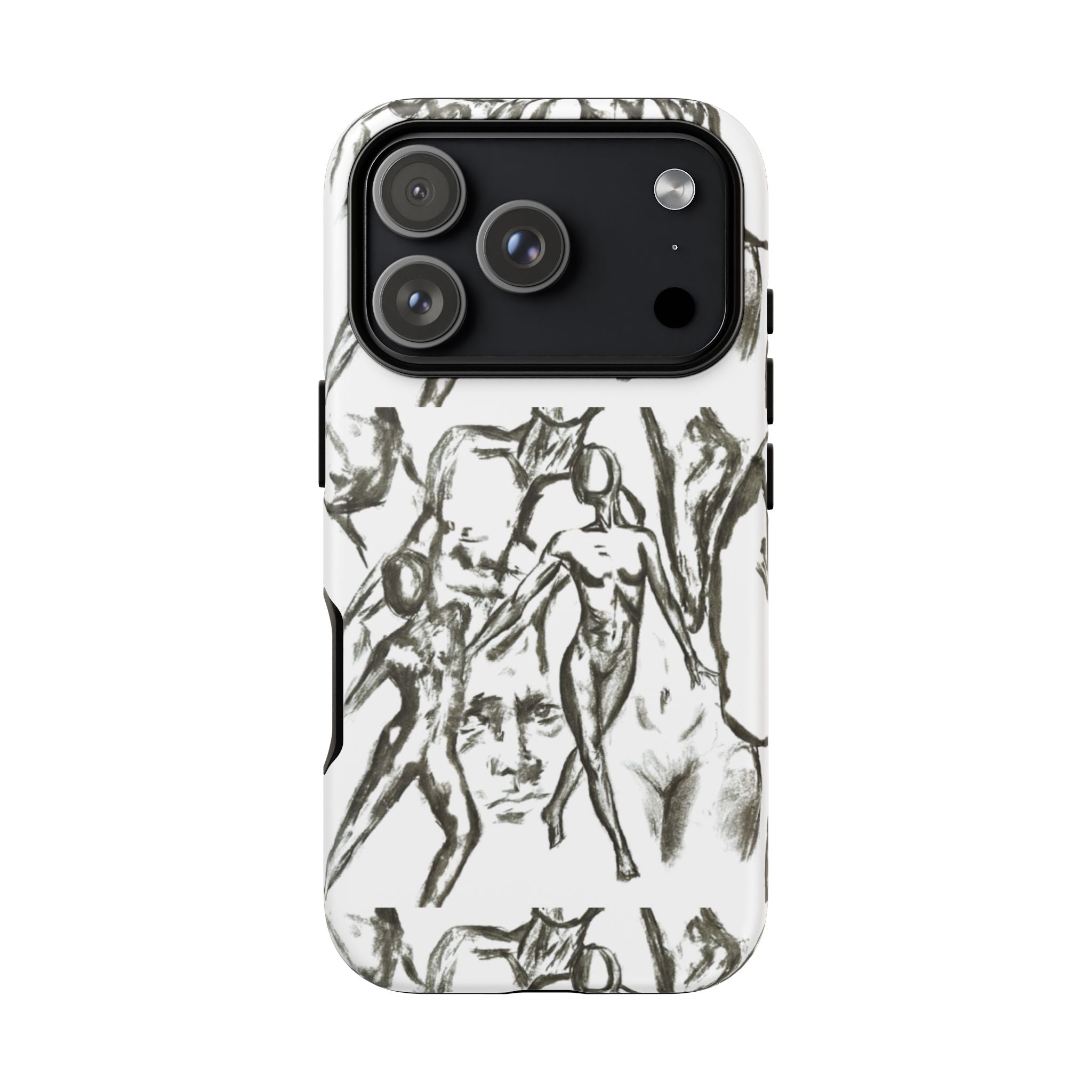 "The Figures" Artistic Figure Pattern Phone Case