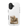"Leaning Man" Phone Case — Minimalist Thoughtful Stone Sculpture Design