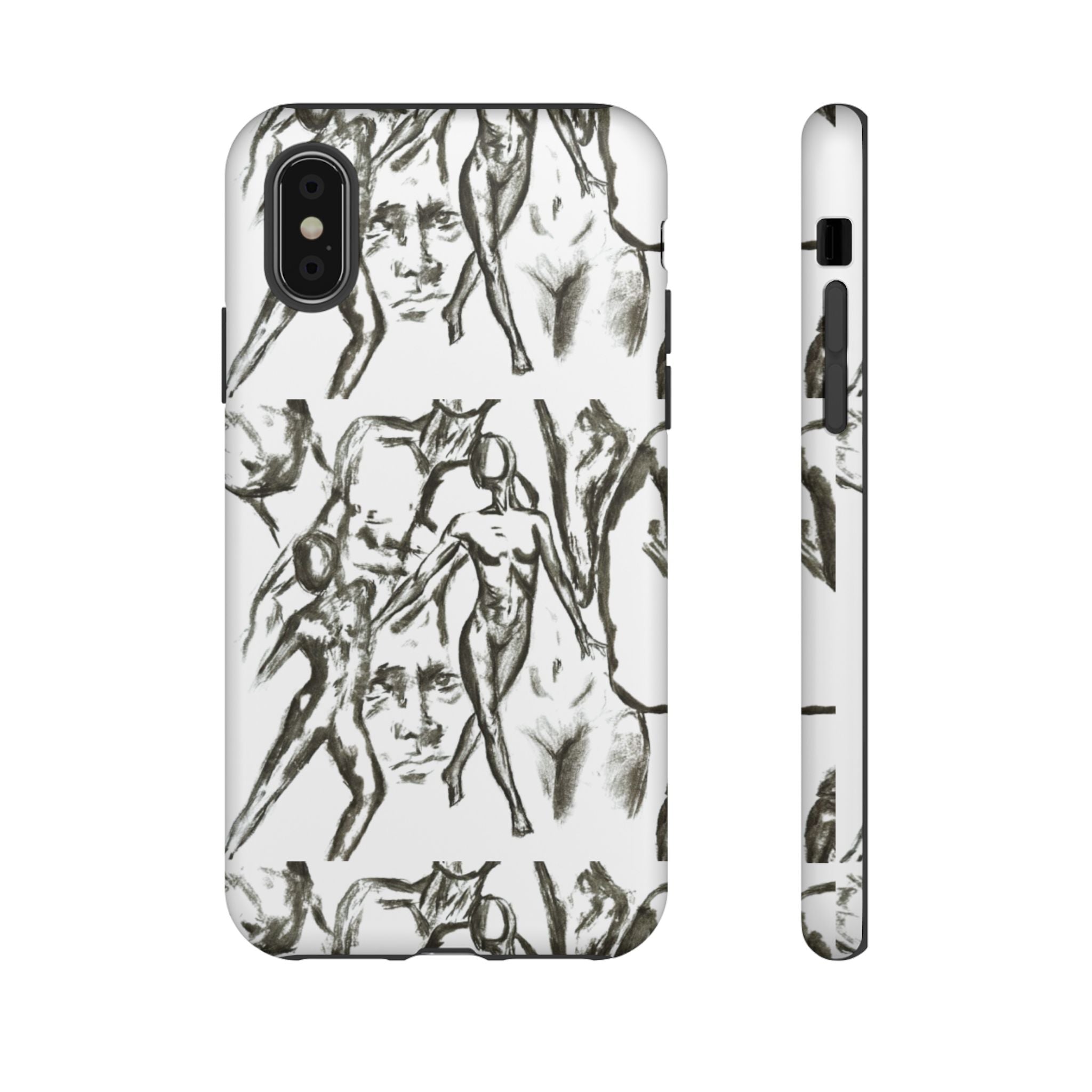 "The Figures" Artistic Figure Pattern Phone Case