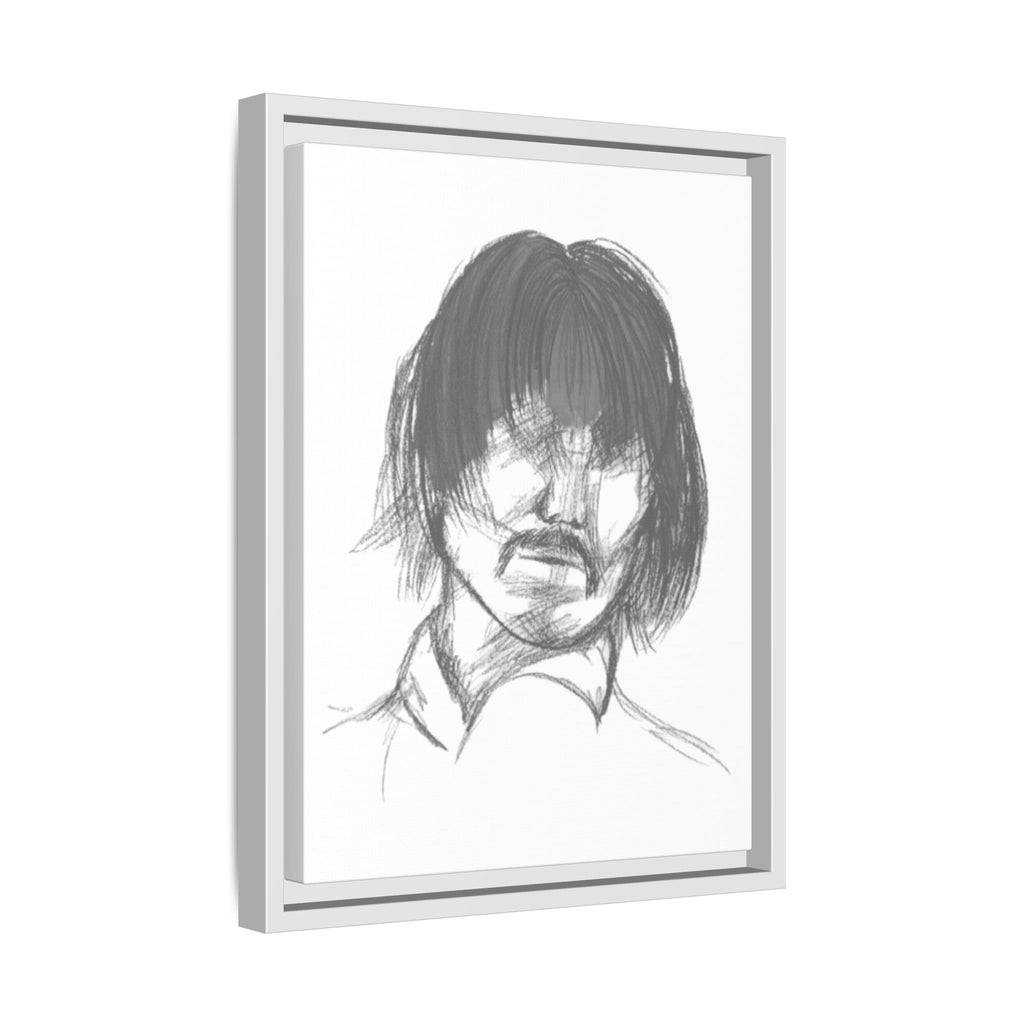 "The Man" Framed Matte Canvas Portrait