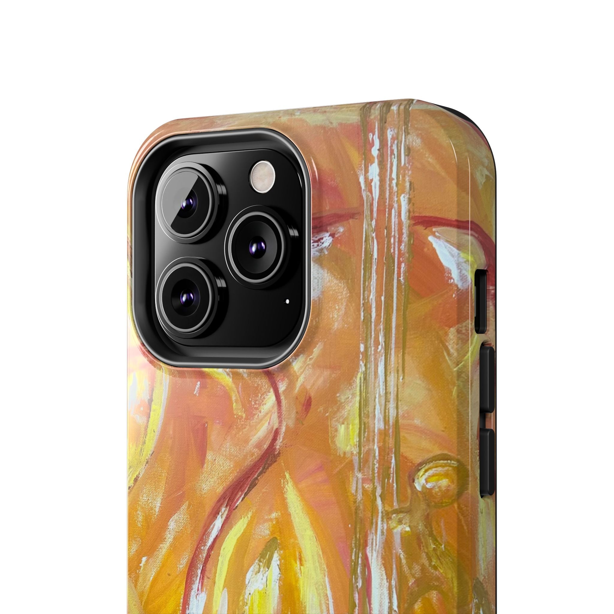 "Guitar People" Abstract Warm Guitar Art Phone Case