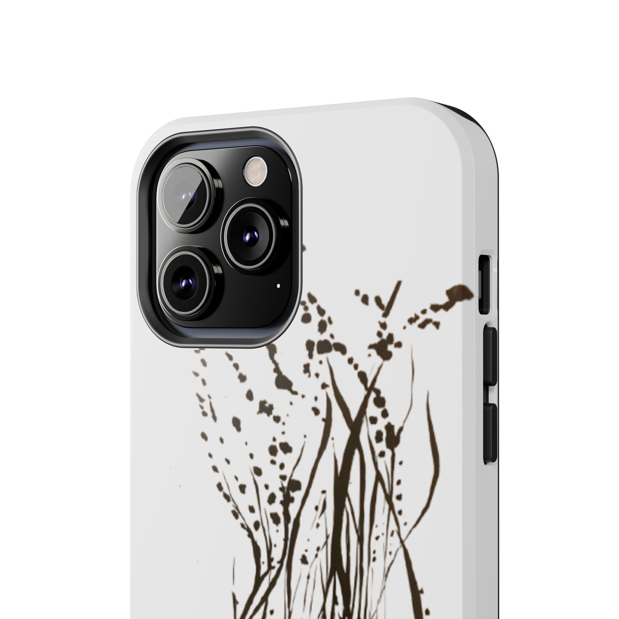 "Ink Face" Tough Phone Case — Abstract Ink Sketch Protective Cover