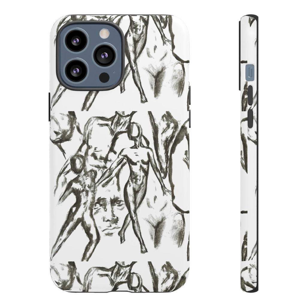 "The Figures" Artistic Figure Pattern Phone Case