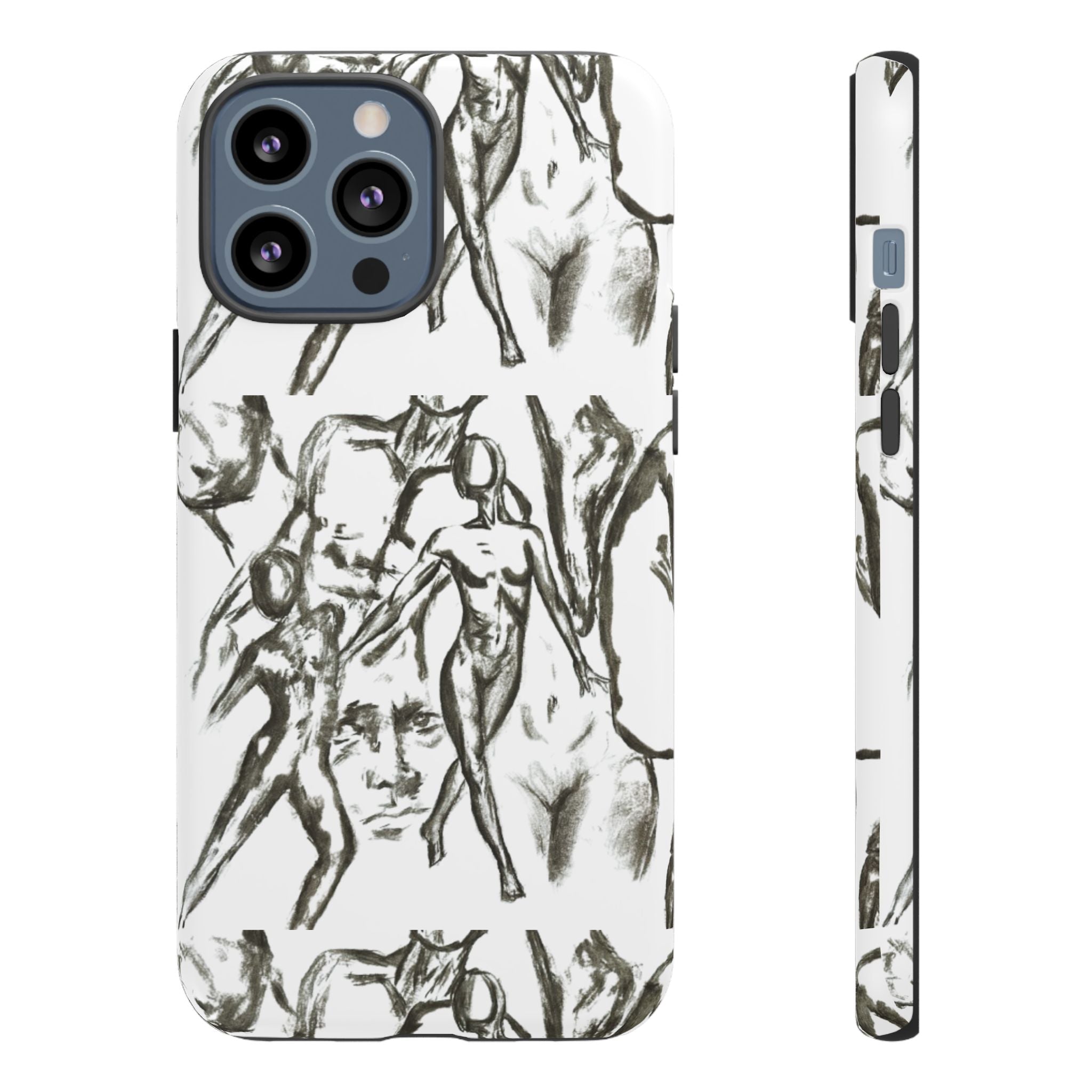"The Figures" Artistic Figure Pattern Phone Case