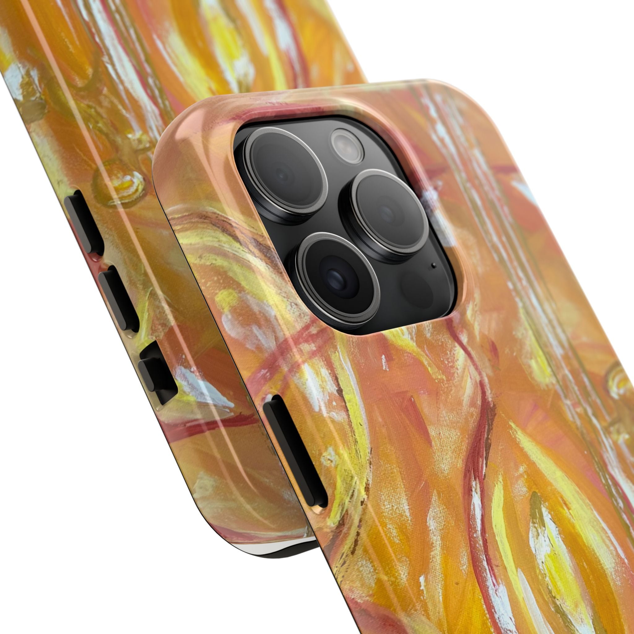 "Guitar People" Abstract Warm Guitar Art Phone Case