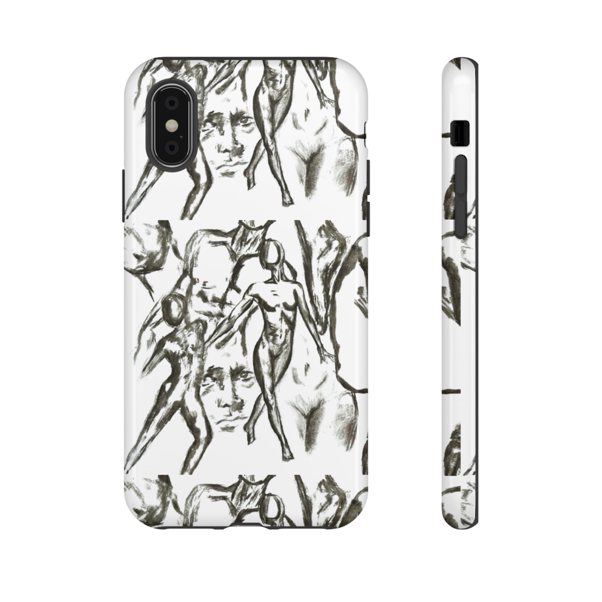 "The Figures" Artistic Figure Pattern Phone Case