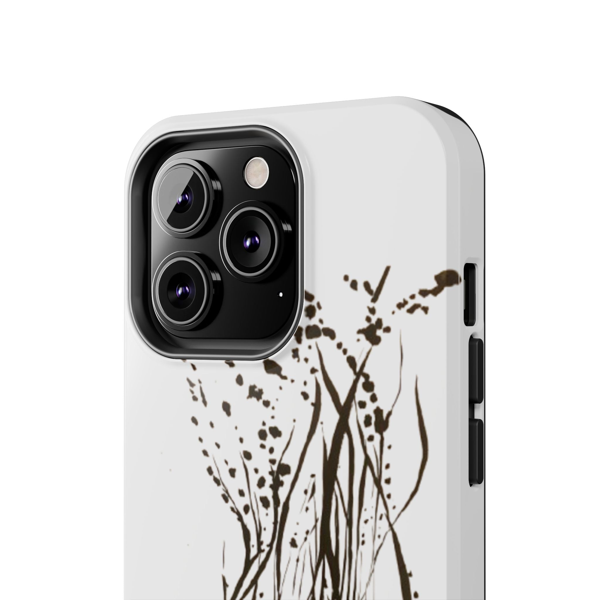 "Ink Face" Tough Phone Case — Abstract Ink Sketch Protective Cover