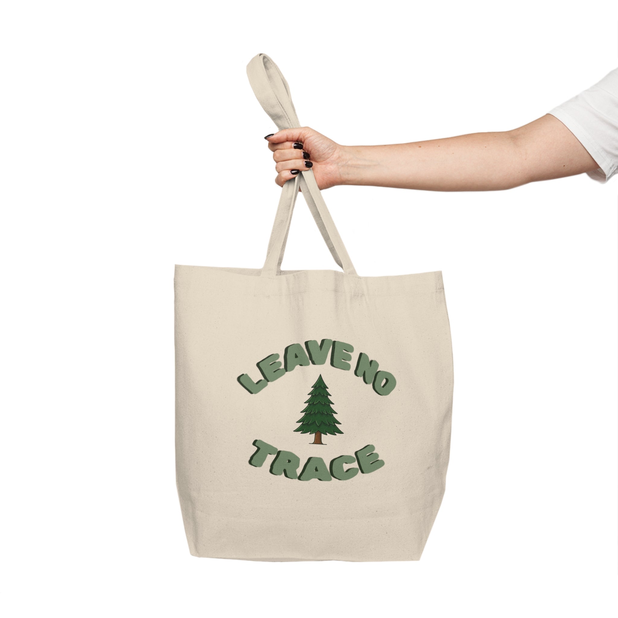 "Leave No Trace" Eco-Friendly Canvas Tote