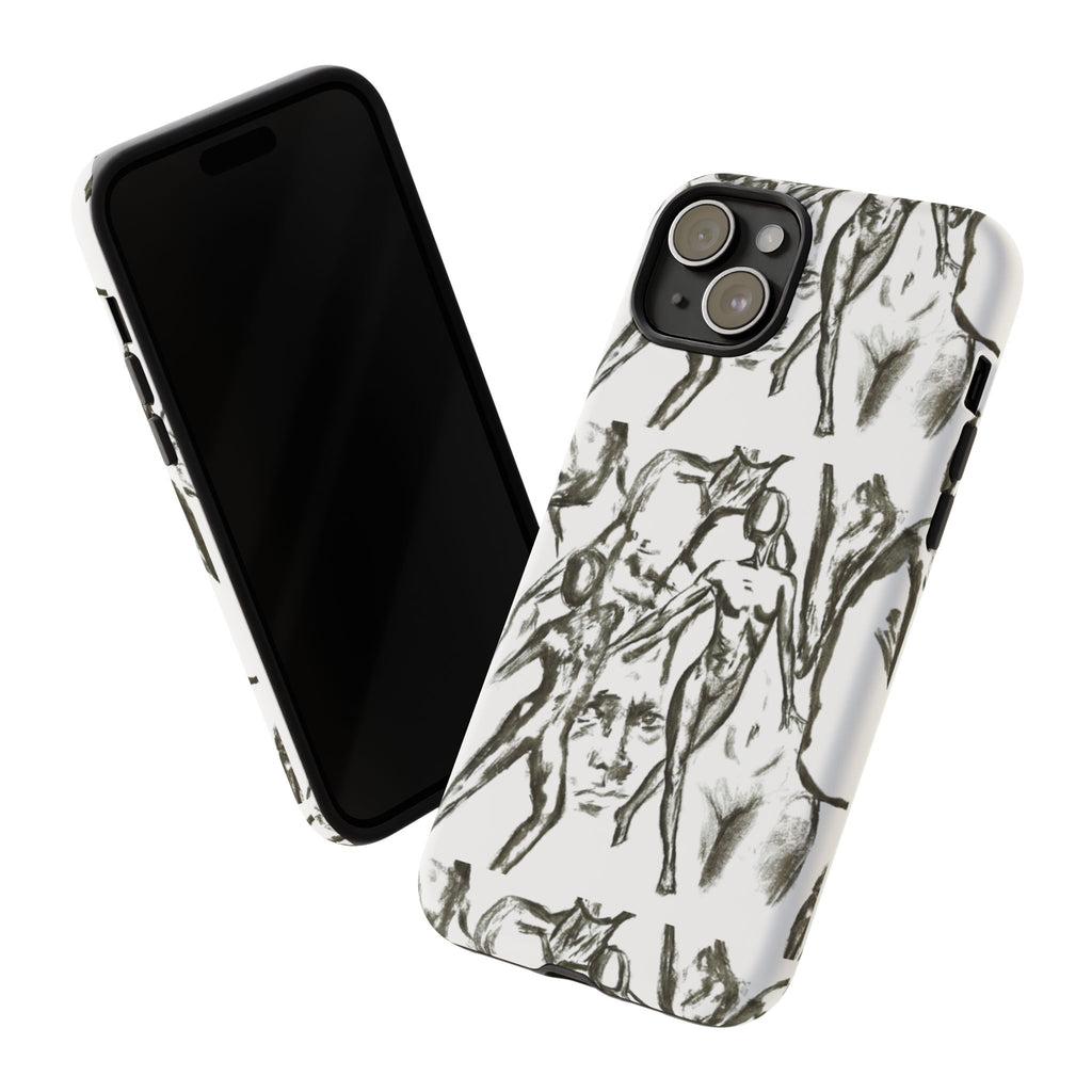 "The Figures" Artistic Figure Pattern Phone Case