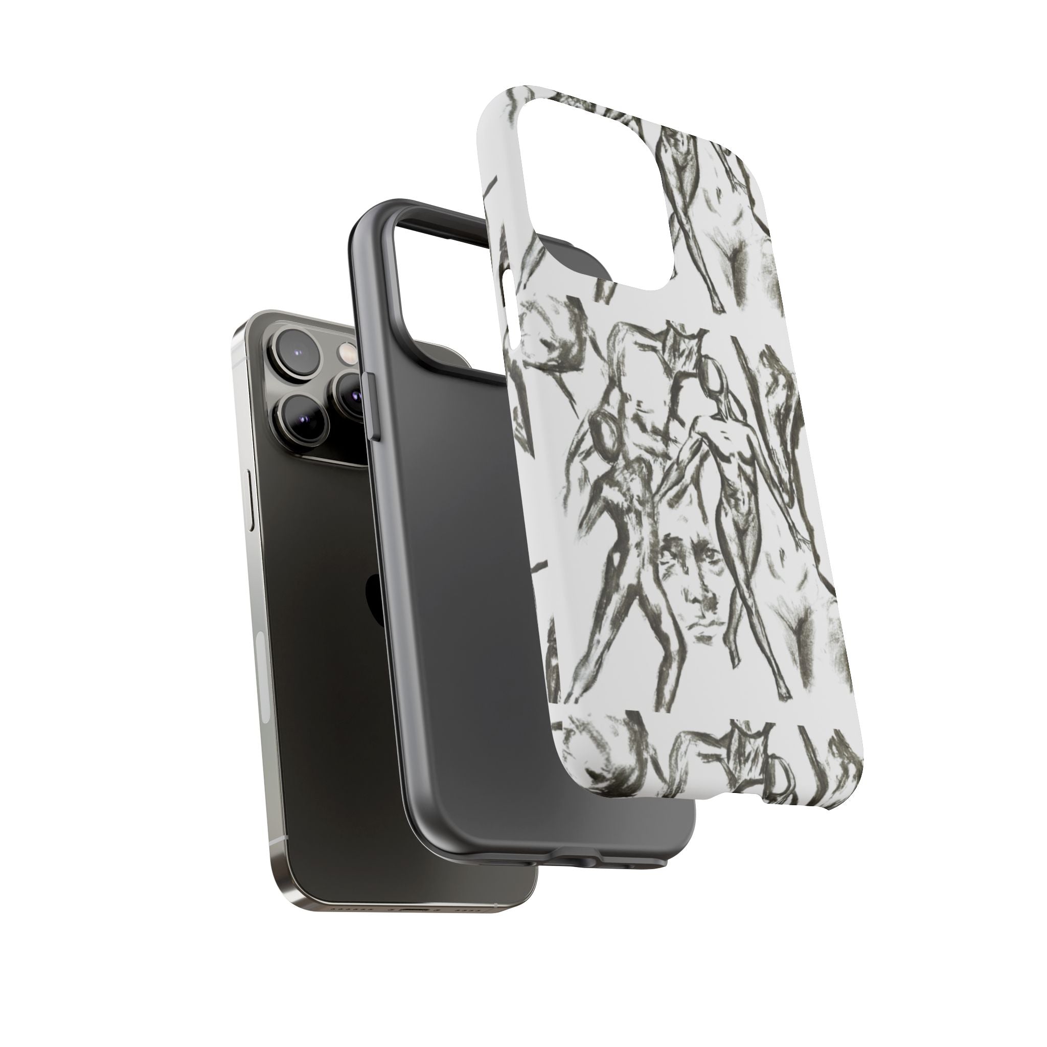 "The Figures" Artistic Figure Pattern Phone Case