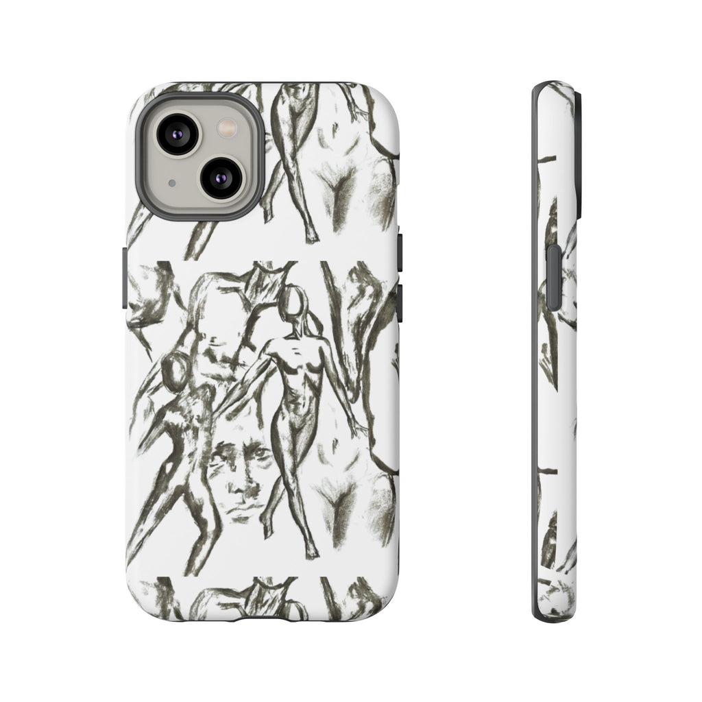 "The Figures" Artistic Figure Pattern Phone Case