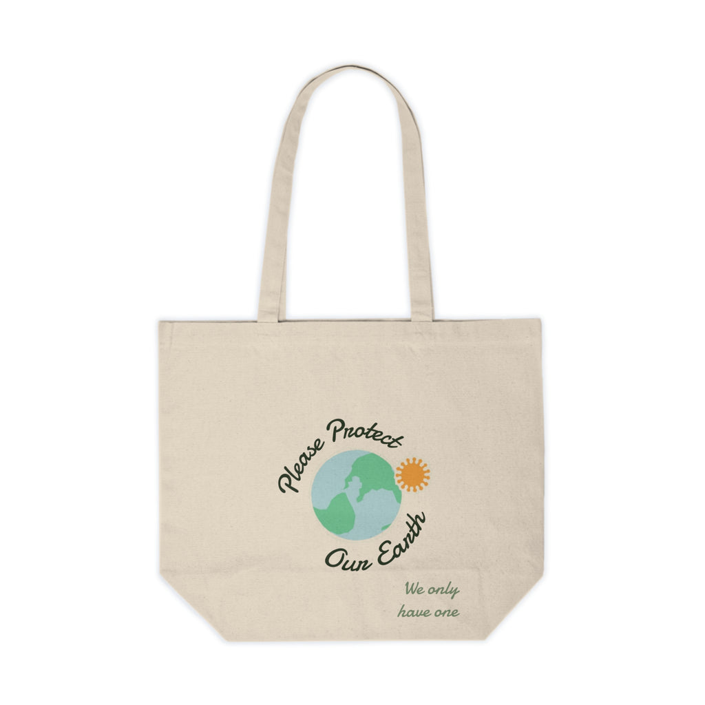 Please Protect Our Earth Eco-Friendly Canvas Tote