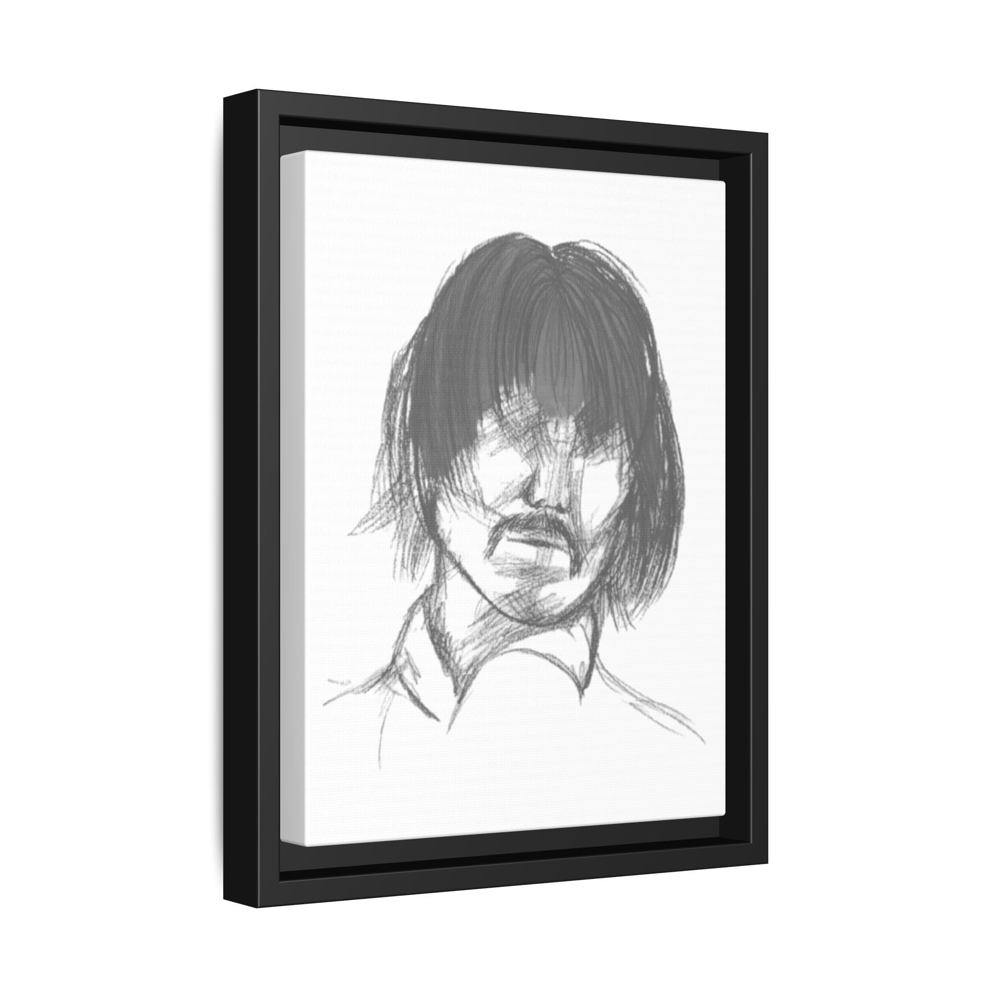 "The Man" Framed Matte Canvas Portrait