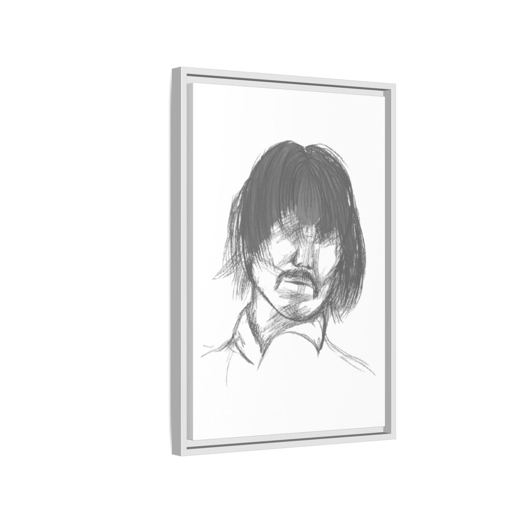 "The Man" Framed Matte Canvas Portrait