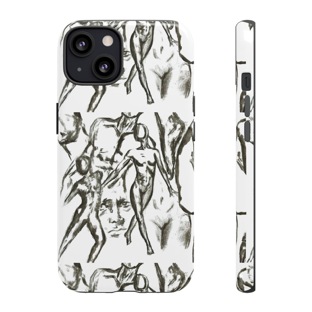 "The Figures" Artistic Figure Pattern Phone Case