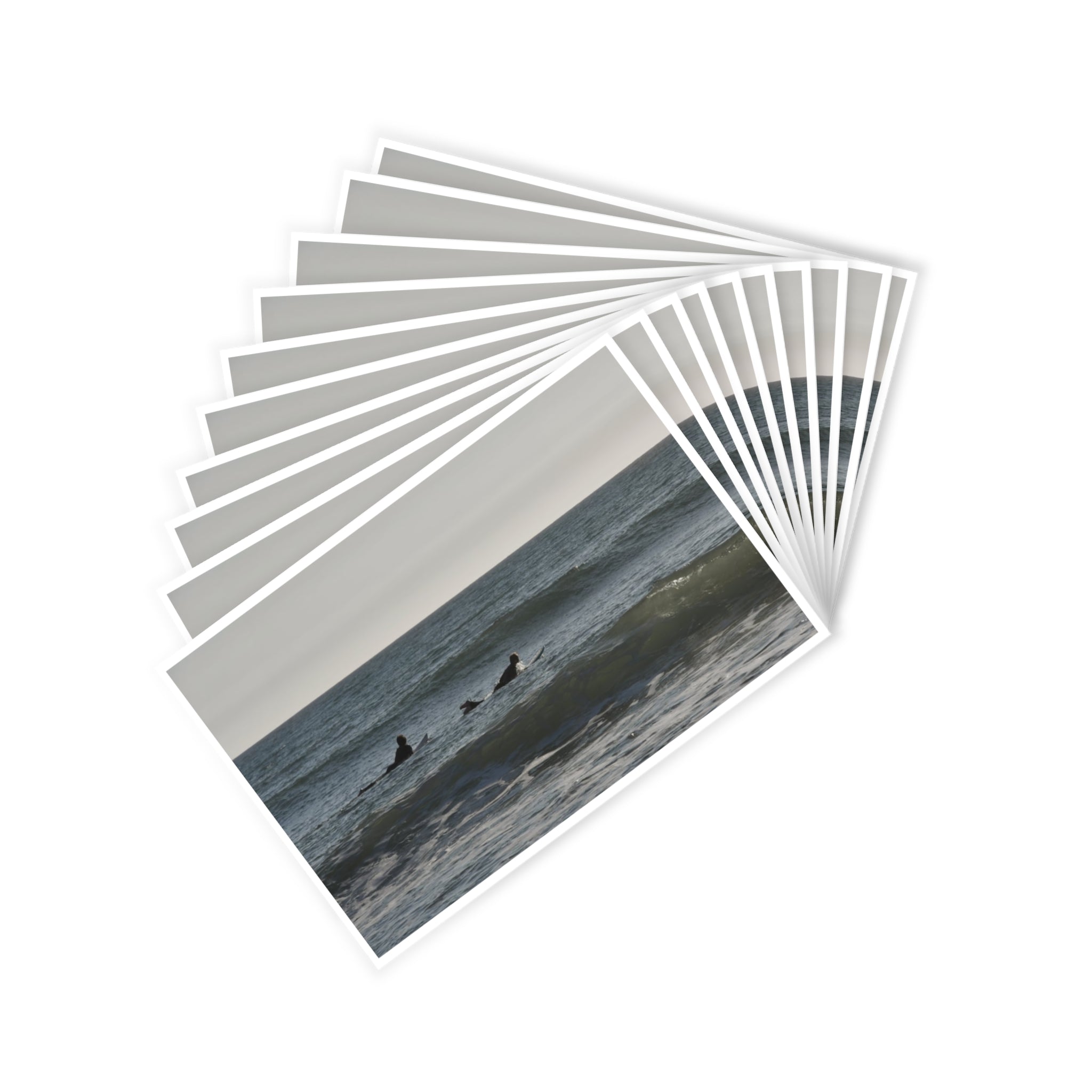"Malibu Surfers" Beach Postcard (10 ct)