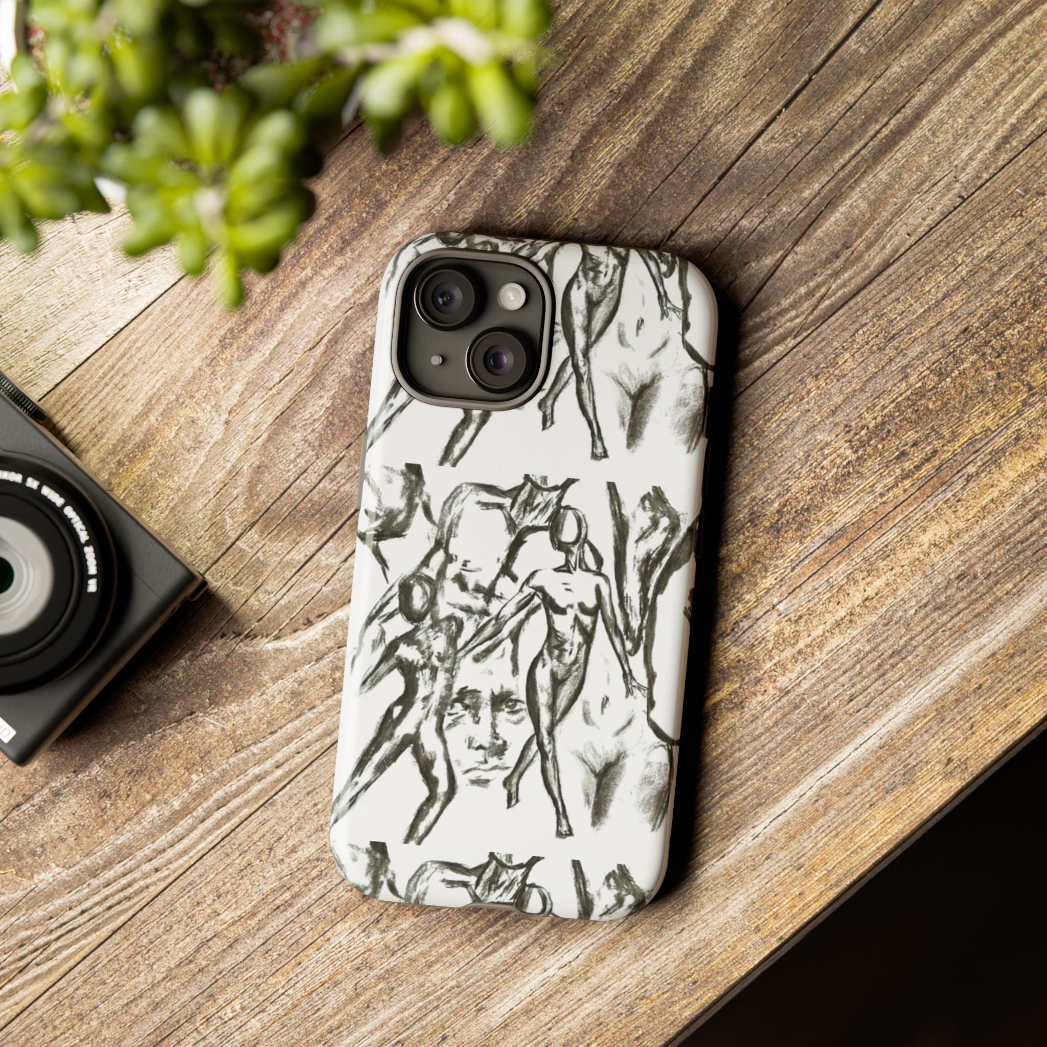 "The Figures" Artistic Figure Pattern Phone Case