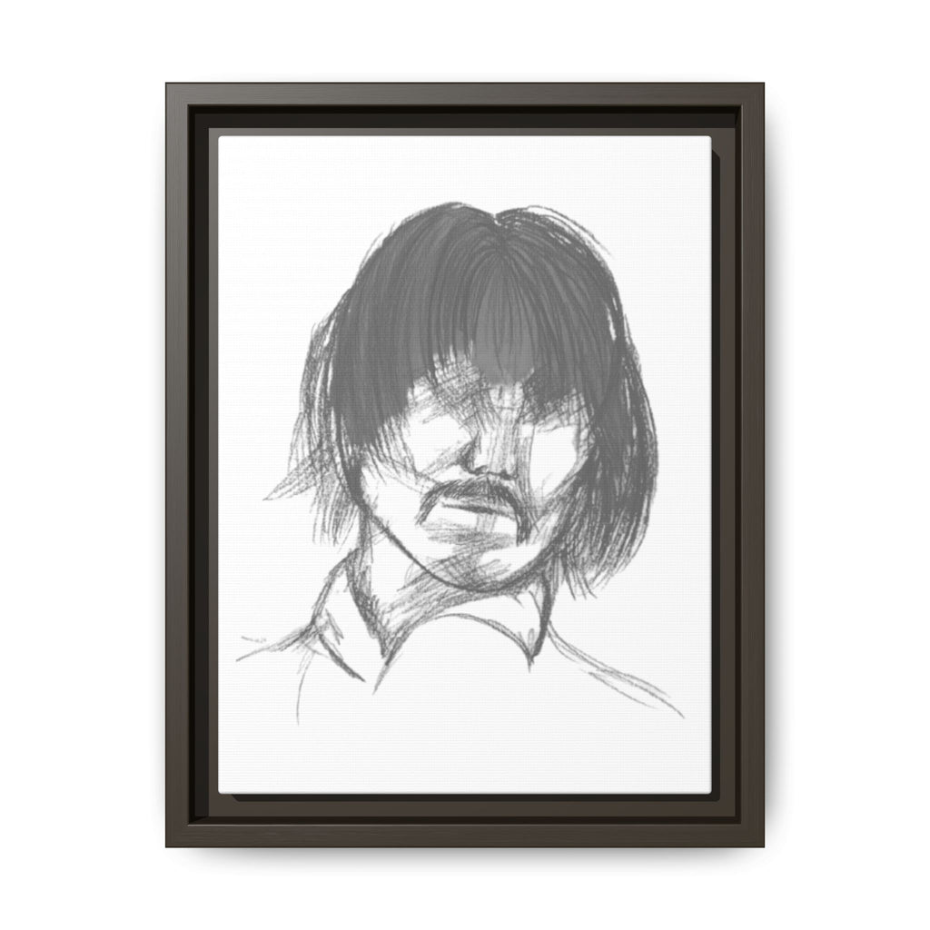 "The Man" Framed Matte Canvas Portrait