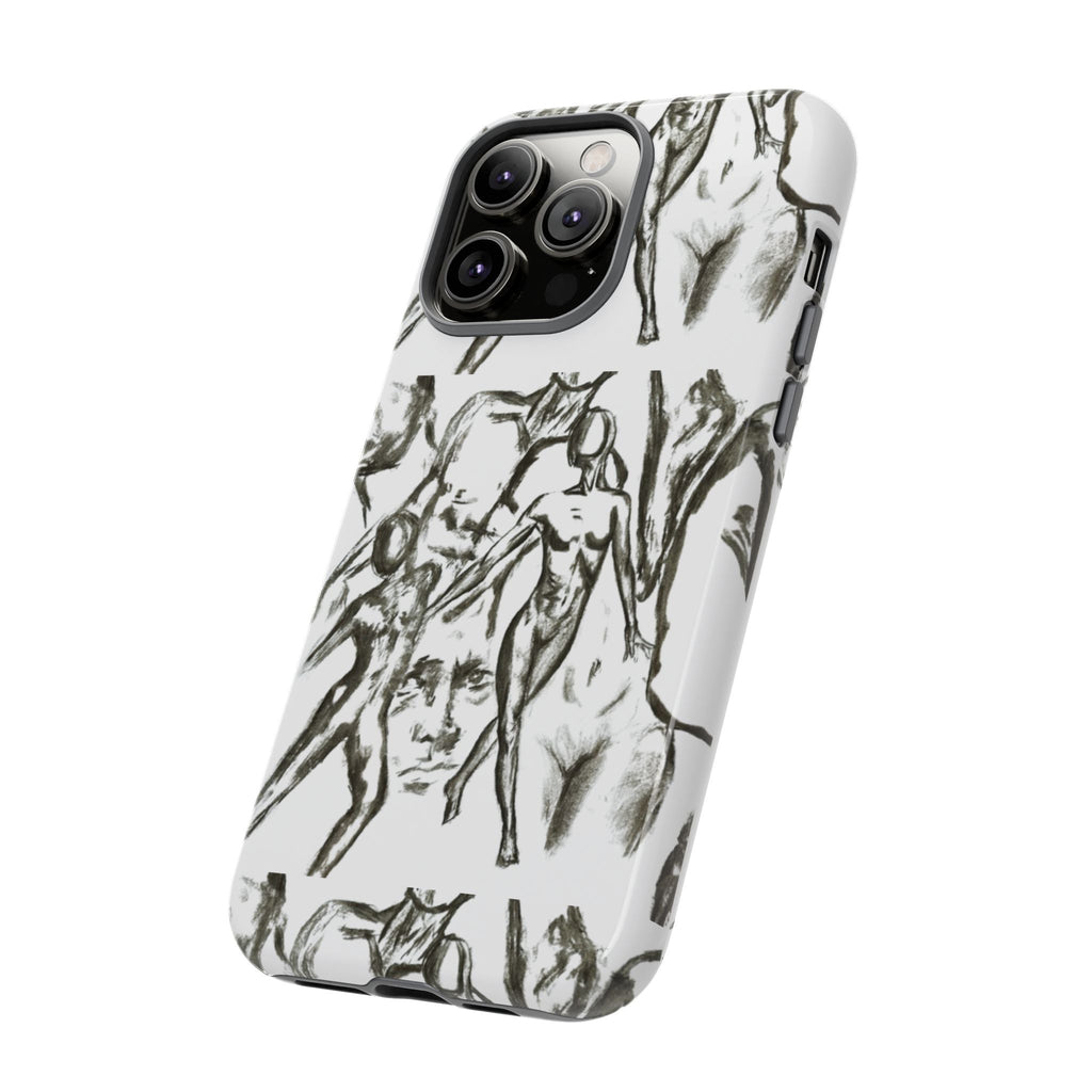 "The Figures" Artistic Figure Pattern Phone Case