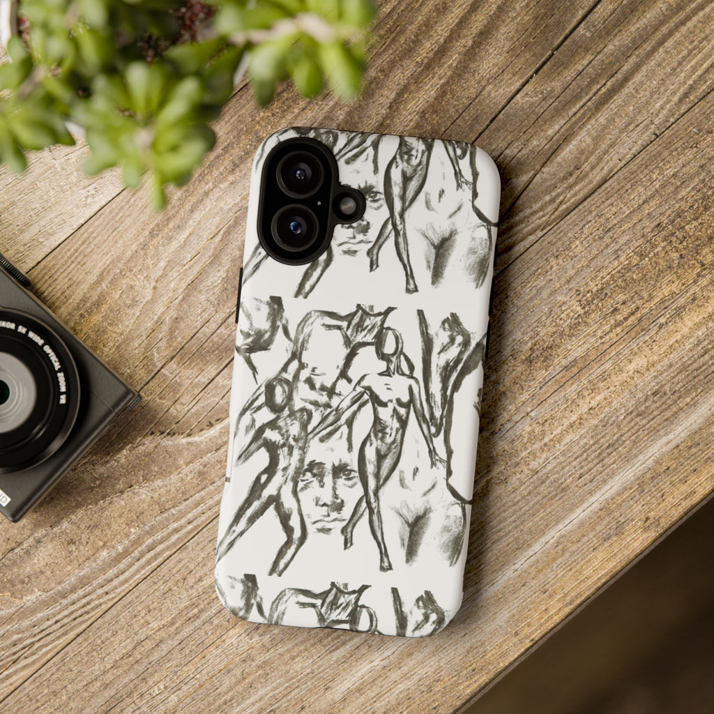 "The Figures" Artistic Figure Pattern Phone Case